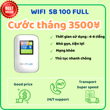 Wifi SB 100GB  full